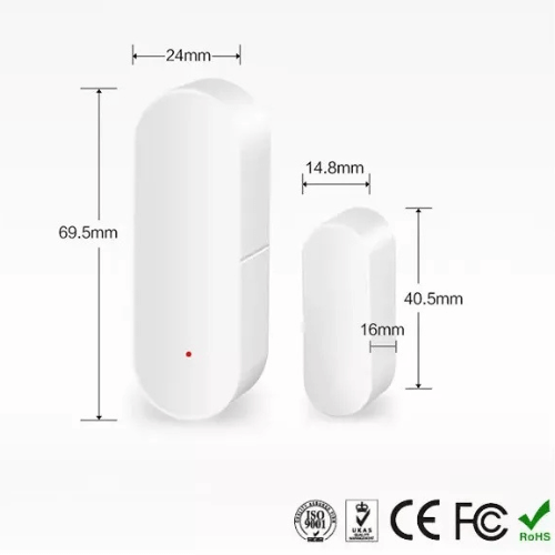 Sensor inteligente para puertas y ventanas con WiFi y luz ambiental